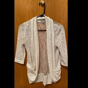 Lace Shawl Cardigan